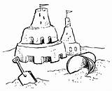 Sand Castle Coloring Pages Printable For Free Download sketch template