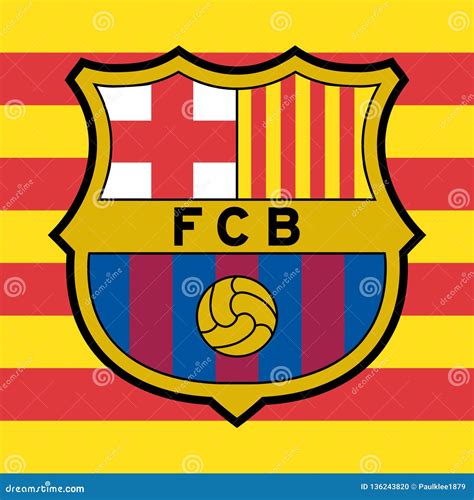 FC Barcelona Logo Editorial Vector Editorial Image - Illustration of barca, camp: 136243820