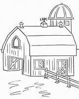 Farmhouse Coloring Pages sketch template