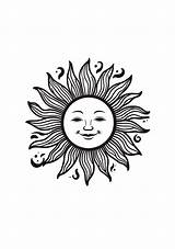 Sun — Coloring Pages Free & Printable sketch template