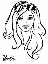 Barbie Fashionista coloring Page sketch template