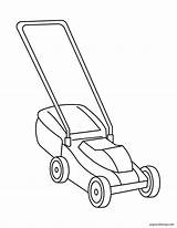 Lawn mower Coloring Pages ᗎ Printable Painting Template sketch template