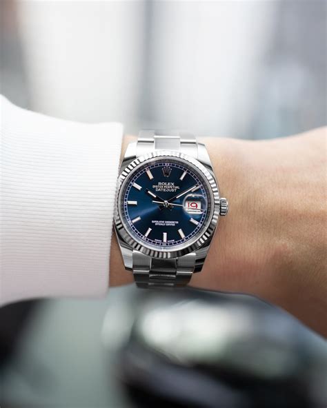 Rolex Datejust 116234 Blue 36mm Watch | S.Song Vintage Timepieces – S ...