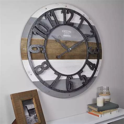 Shabby Planks Wall Clock | Kirklands Home