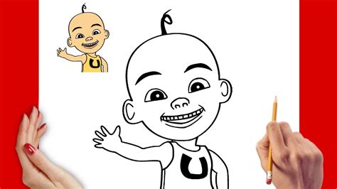 HOW TO DRAW Upin Easy | Upin & Ipin | Step By Step Drawing Tutorial - YouTube