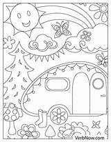 Free CAMPING Coloring Pages For Download Printable PDF sketch template