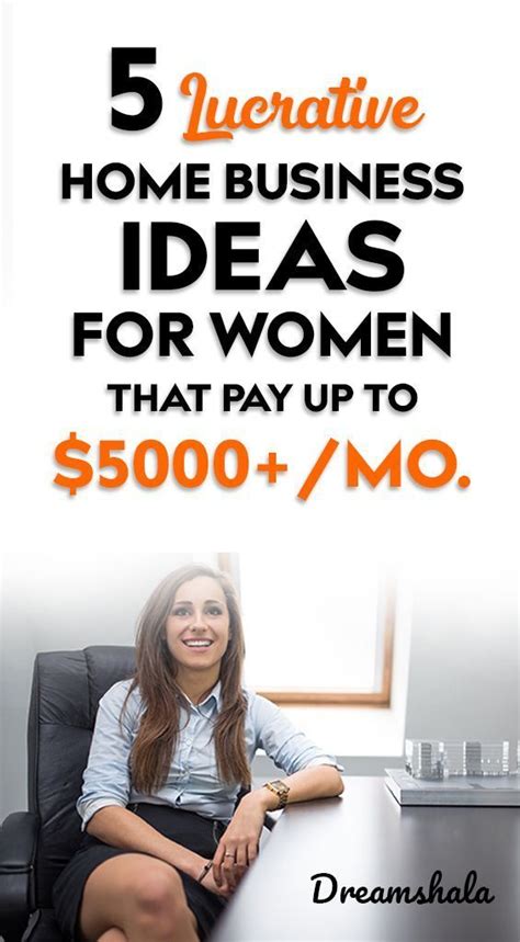 5 Lucrative Home Business Ideas for Women in 2021 - Dreamshala | Home ...