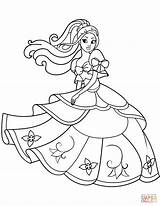 Coloring Pages Princess Printable sketch template