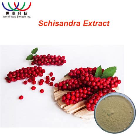 Healthy Schisandra Berry Powder , Schizandra Chinensis Fruit Extract