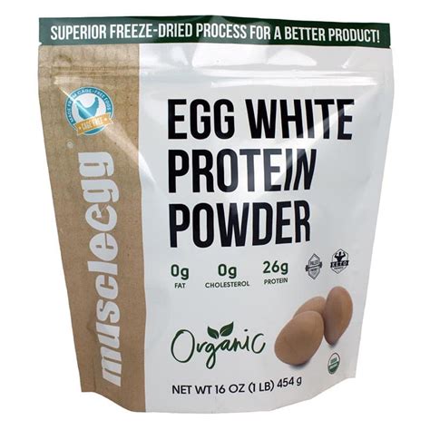 NEW!! Organic Egg White Protein Powder | MuscleEgg Egg Whites