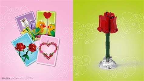 Free LEGO Valentine’s Day cards and roses coming next month