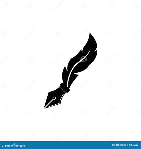 Pen Tool Icon Logo Vector Design Stock Vector - Illustration of concept ...