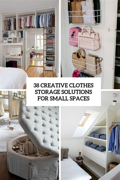 38 Creative Clothes Storage Solutions For Small Spaces - DigsDigs