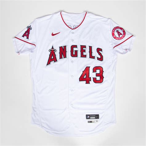 2022 Patrick Sandoval Game Used White Jersey (9/7/22 vs DET) | Los ...