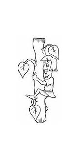 Jack And The beanstalk coloring Pages  Free Coloring sketch template
