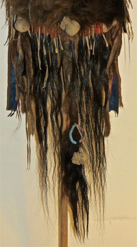 Replica Buffalo Horn Headdress, detail, by Bill and Kathy Brewer ...