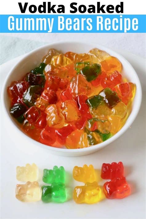 Homemade Vodka Alcohol Gummy Bears Recipe | dobbernationLOVES