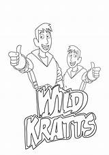 The Wild Kratts Coloring Page  Free Printable Pages For Kids sketch template