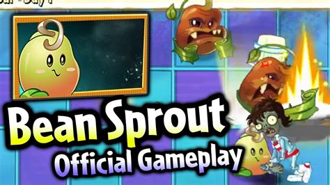 Plants vs. Zombies 2 Bean Sprout Official Gameplay - YouTube