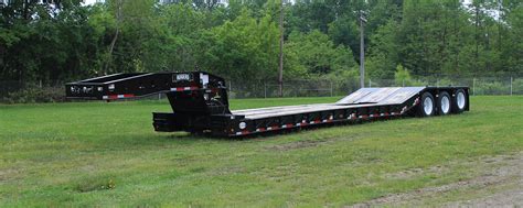 55-ton CN55GR Detachable Gooseneck Trailer, Front Loading: Detachable ...