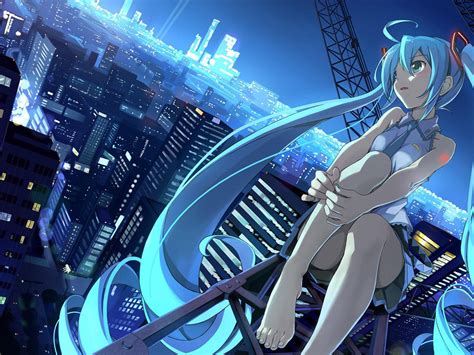 wallpaper Vocaloid, Back to Basics, Night, Anime girl, Japanese anime ...