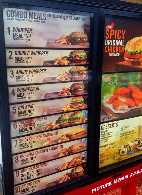 Burger King Menu 2 For 5 – BurgerQuizz