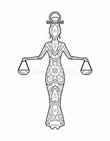 Libra Zodiac Sign Artwork Adult Coloring Book Page Beautiful  sketch template