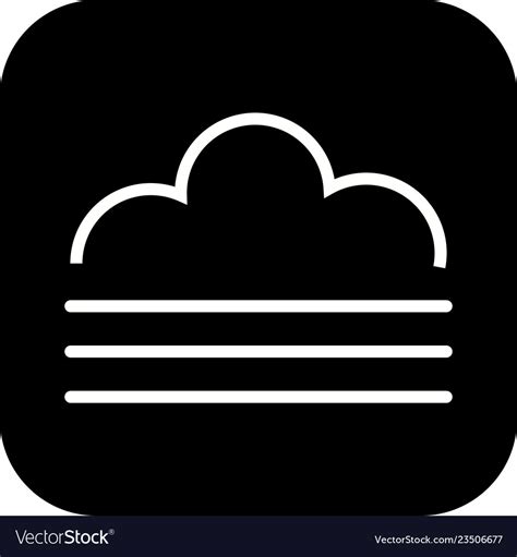 Fog icon Royalty Free Vector Image - VectorStock