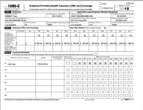 1095 A Form Printable - Printable Forms Free Online