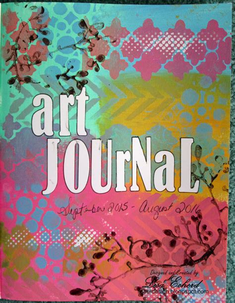 Lisa E Design Blog: Art Journal Title Page