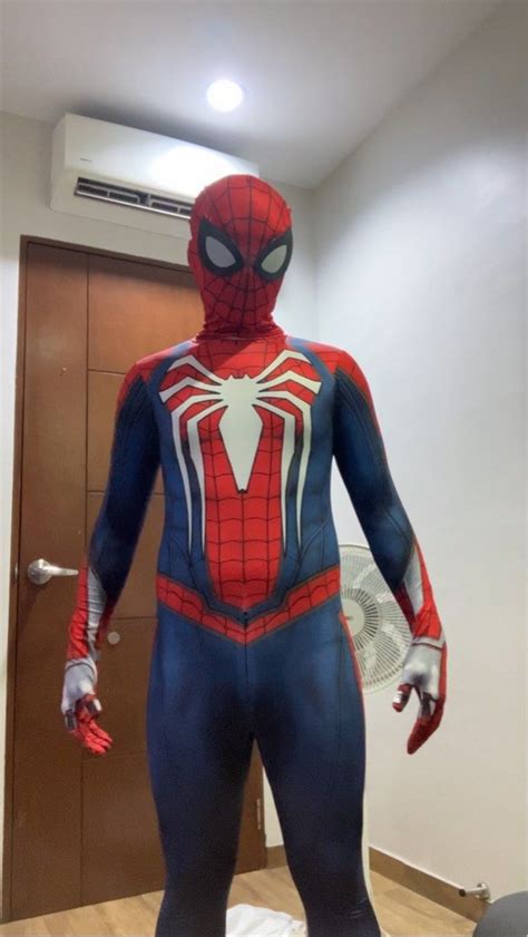 Spiderman advanced suit cosplay/costume, Hobbies & Toys, Toys & Games ...