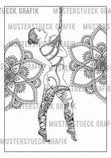 Bondage Coloring Template BDSM Book Erotic For  sketch template