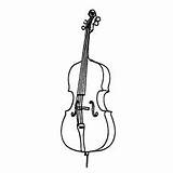 Cello Coloring Page 2  Pages sketch template
