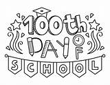 Print 100th Day Of School Coloring Page  Free Printable Pages sketch template