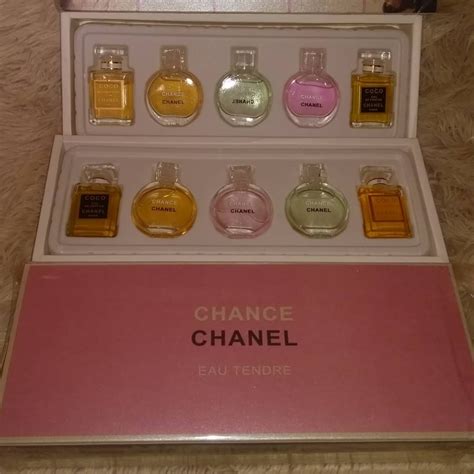 Set Perfume Miniatura Chance Chanel Tendre Fraiche Coco X 5 - $ 90.800 ...