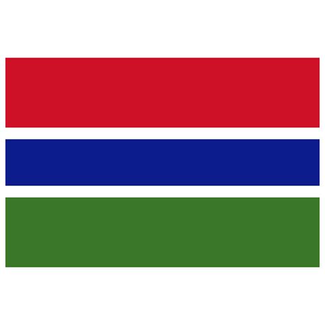 Gambia Flag Logo PNG Download - Bootflare