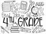 First Day Of 4th Grade Coloring Sheet By Teacher Miss Beck  TpT sketch template