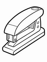 Stapler Colouring Book Pages With Vector Design For Children  Premium sketch template