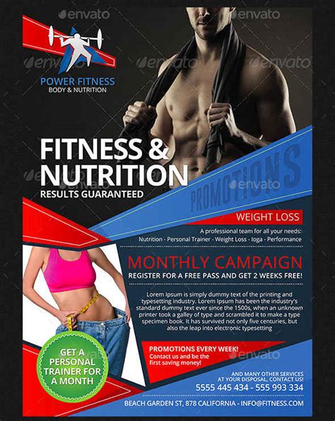 Personal Training Flyer Template