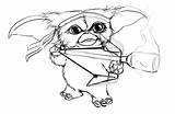 Free gizmo Color page  Cat coloring Book Character Art Gremlins sketch template