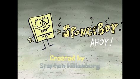 SpongeBoy Ahoy original intro 1995 - YouTube