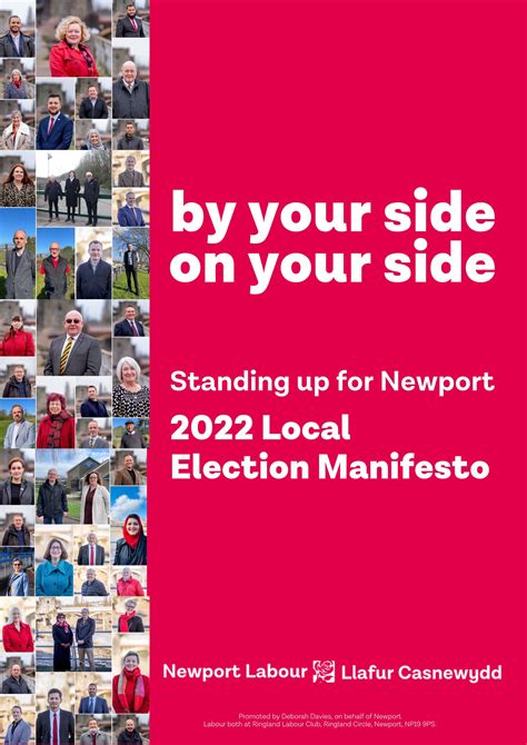 Standing Up For Newport - the 2022 Newport Labour Local Election Manifesto by NewportLabour - Issuu