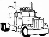 semi truck coloring Pages  Anyone Good At Drawing I Need A Truck sketch template