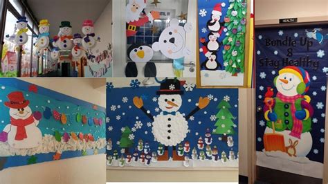 Preschool Winter Decoration Ideas Classroom Door Design Hanging You