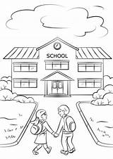 Free & Easy To Print School Coloring Pages  Tulamama sketch template