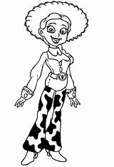 Jessie From Disney Toy Story Coloring Page  Download Print Or Color sketch template