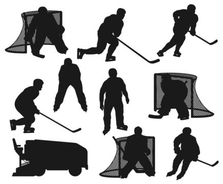 Hockey Silhouette PNG And Vector Images Free Download - Pngtree