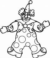 Clown Coloring Page WeColoringPage 070  Wecoloringpagecom sketch template