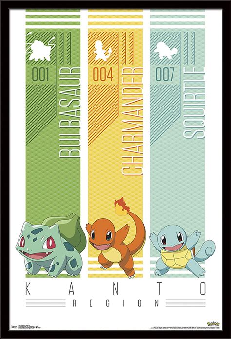 Pokemon - Kanto Trio Poster - Walmart.com - Walmart.com