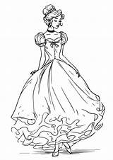 Princes coloring Page Black And White 23868309 Vector Art At Vecteezy sketch template